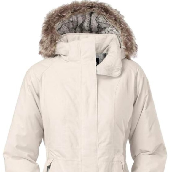 LIKE NEW White Northface - Picture 1 of 6